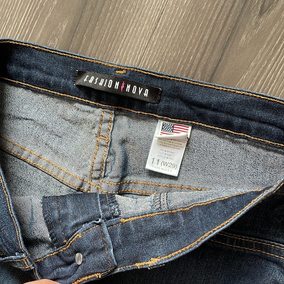 New Fashion Nova dark denim skinny jeans - Picture 9 of 10